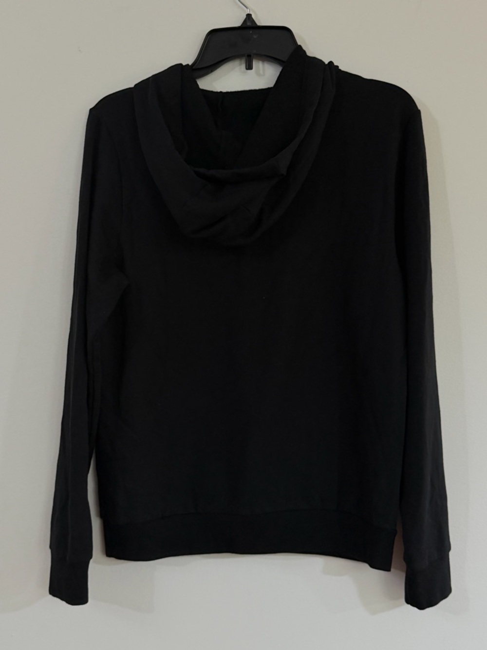 Marine Layer Hoodie Womens Medium Black Sunset Pullover Sweatshirt Kangaroo Logo - Picture 11 of 15